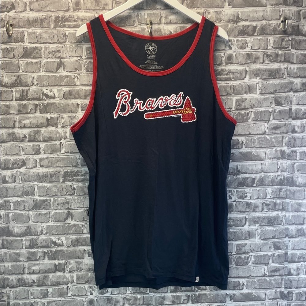 Atlanta Braves
47 Brand Black and Red Braves Tank Top - Picture 1 of 6